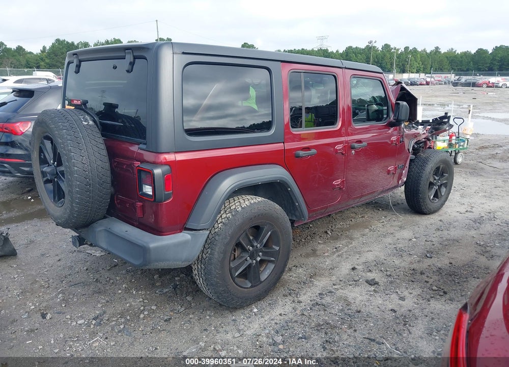 2021 JEEP WRANGLER UNLIMITED SPORT ALTITUDE 4X4 VIN: 1C4HJXDN9MW679591