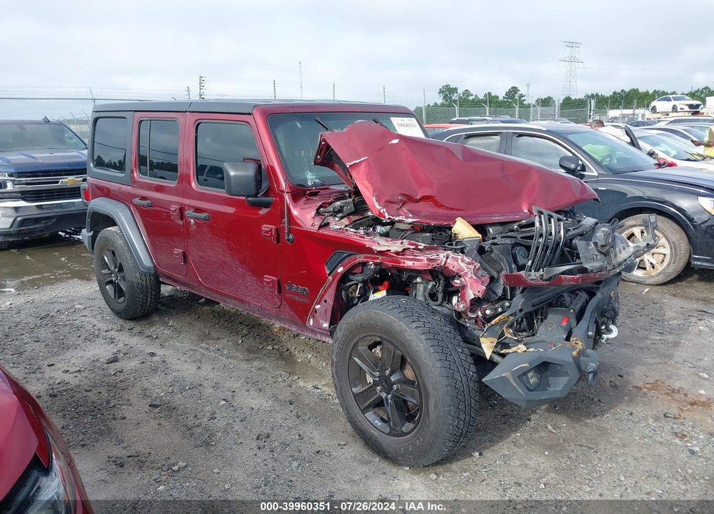 2021 JEEP WRANGLER UNLIMITED SPORT ALTITUDE 4X4 VIN: 1C4HJXDN9MW679591