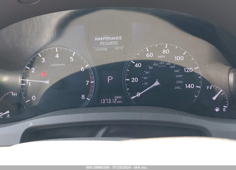 2013 LEXUS RX 350 VIN: 2T2ZK1BA5DC117710