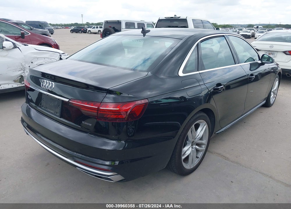 2024 AUDI A4 PREMIUM PLUS 45 TFSI S LINE QUATTRO S TRONIC VIN: WAUEAAF40RN006462