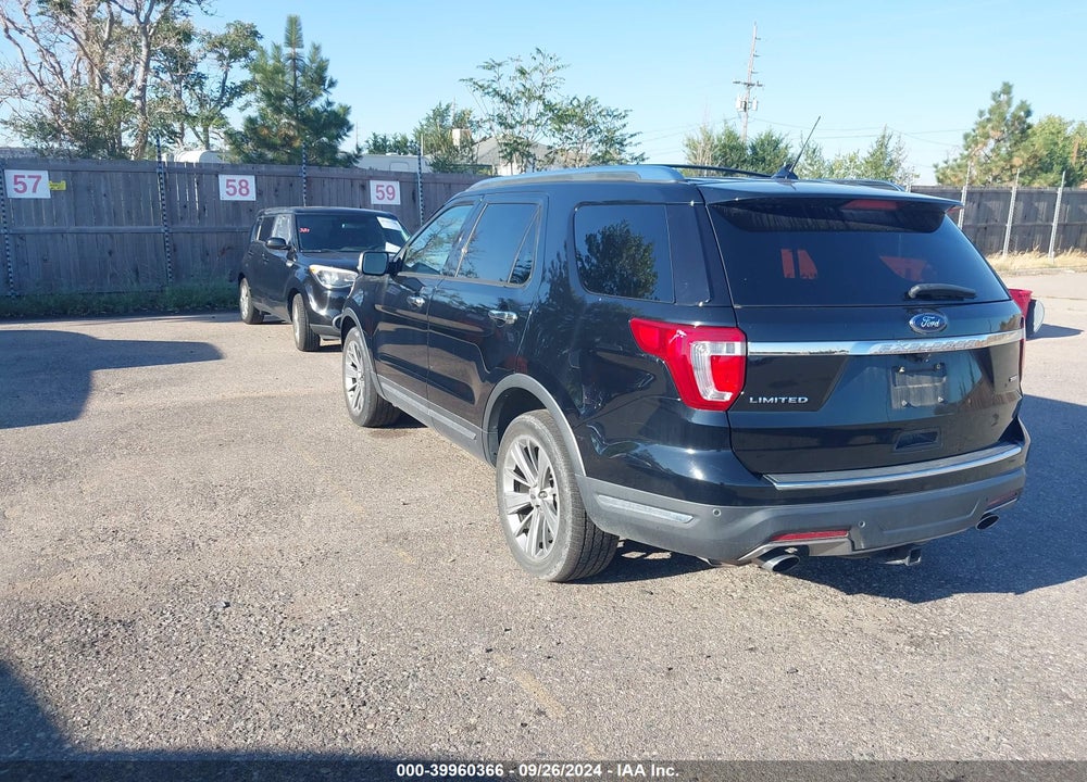 2018 FORD EXPLORER LIMITED VIN: 1FM5K8FH4JGA85098