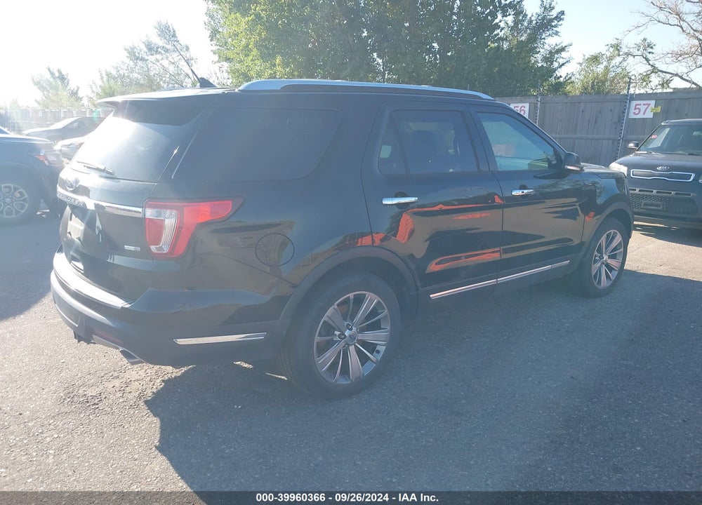 2018 FORD EXPLORER LIMITED VIN: 1FM5K8FH4JGA85098