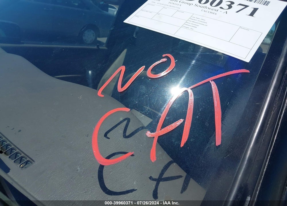 1998 TOYOTA TACOMA VIN: 4TANL42N3WZ017226