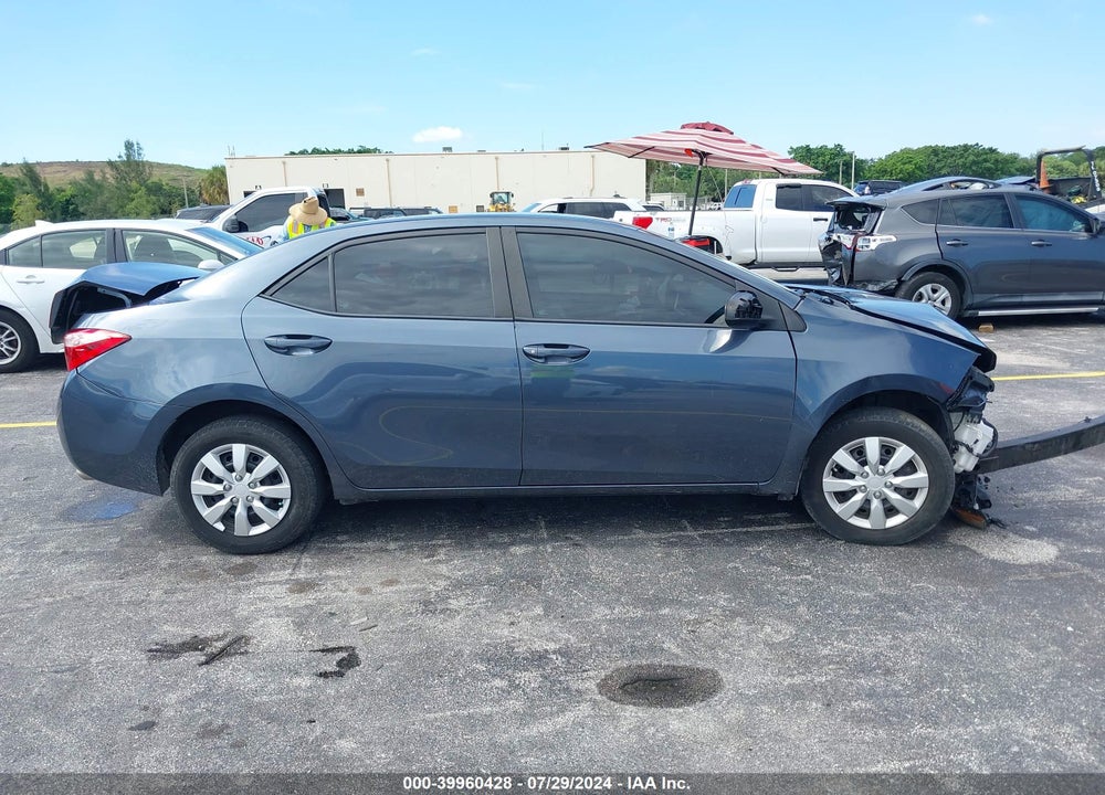 2019 TOYOTA COROLLA L VIN: 2T1BURHE9KC168844