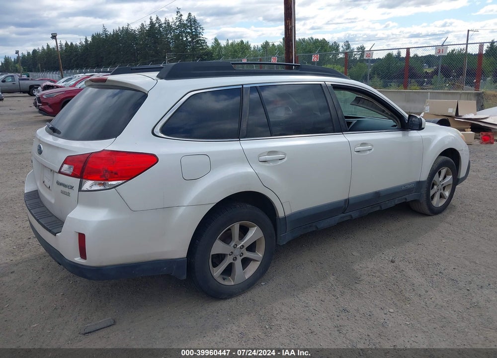 2013 SUBARU OUTBACK 2.5I PREMIUM VIN: 4S4BRBGC0D3324026