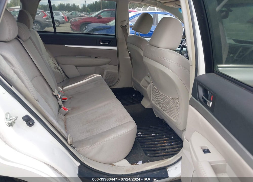 2013 SUBARU OUTBACK 2.5I PREMIUM VIN: 4S4BRBGC0D3324026