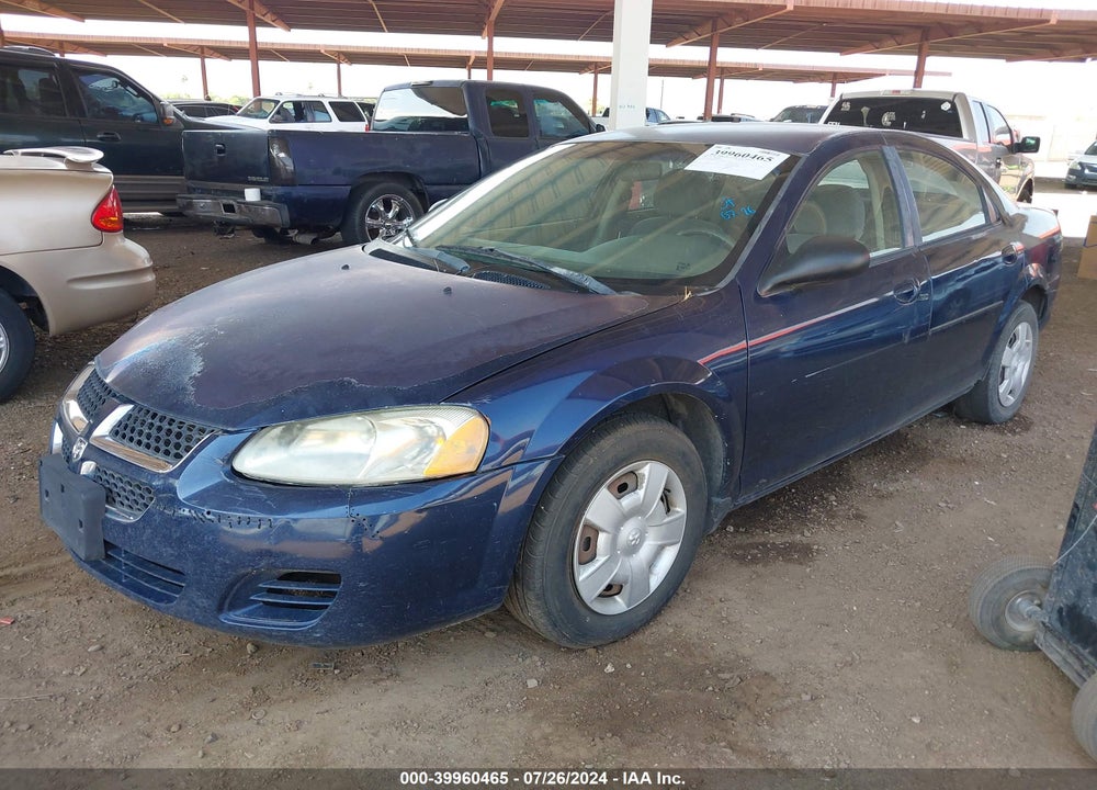 2005 DODGE STRATUS SXT VIN: 1B3EL46T05N604603