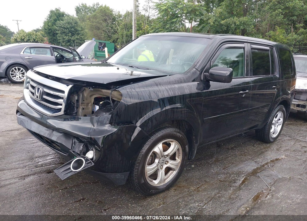 2013 HONDA PILOT EX-L VIN: 5FNYF4H51DB012724
