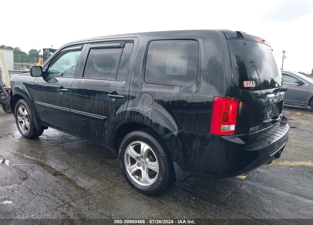 2013 HONDA PILOT EX-L VIN: 5FNYF4H51DB012724
