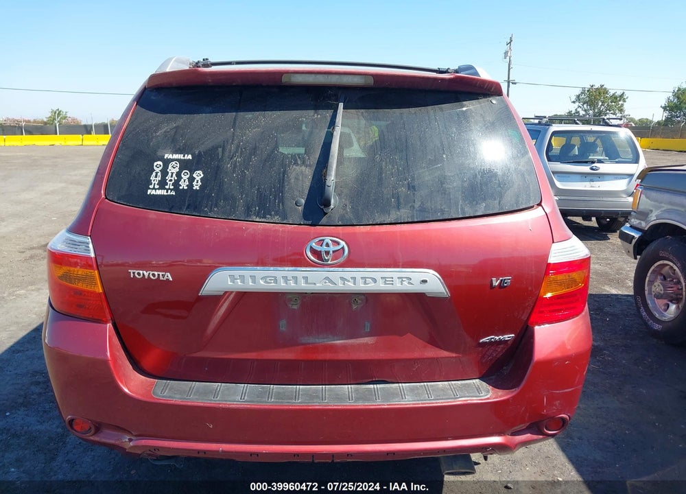 2008 TOYOTA HIGHLANDER LIMITED VIN: JTEES42A882014737