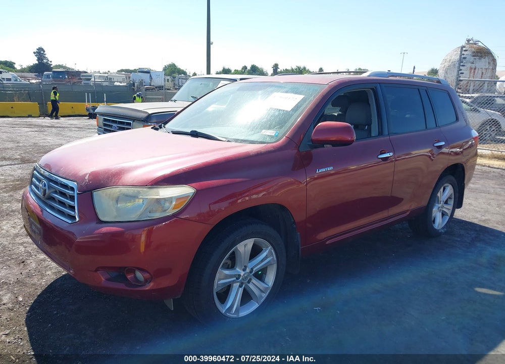 2008 TOYOTA HIGHLANDER LIMITED VIN: JTEES42A882014737