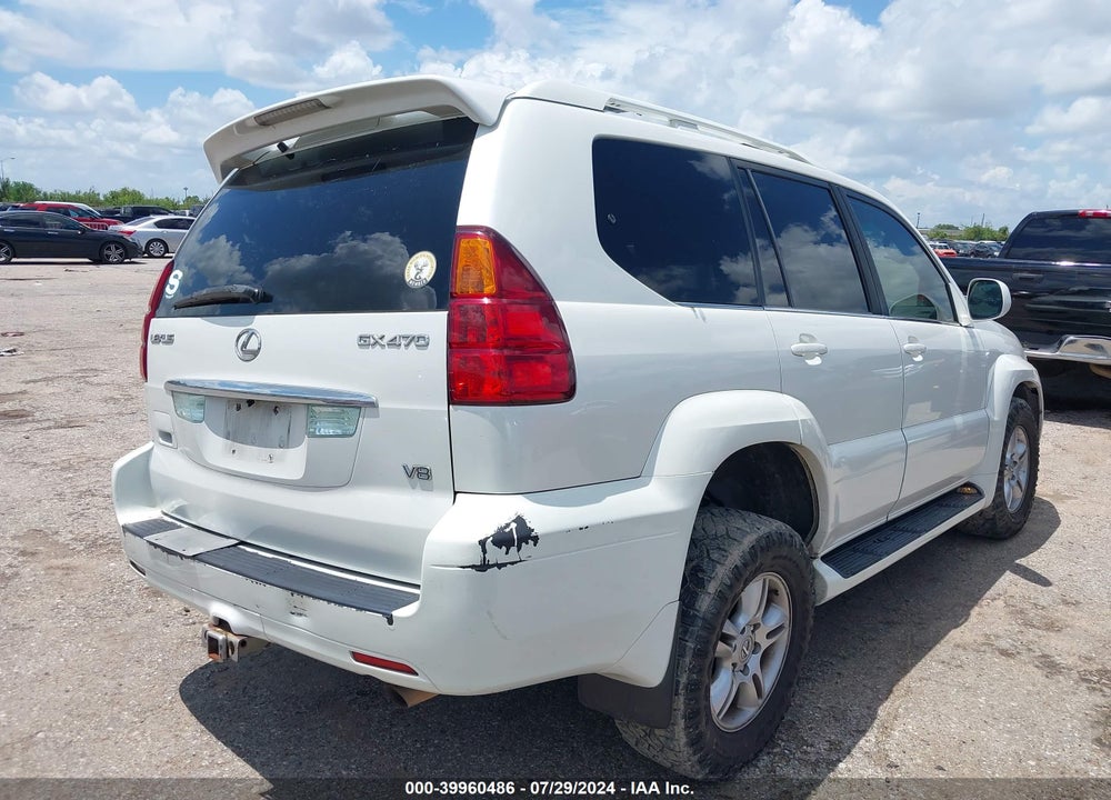 2004 LEXUS GX 470 VIN: JTJBT20X940026611