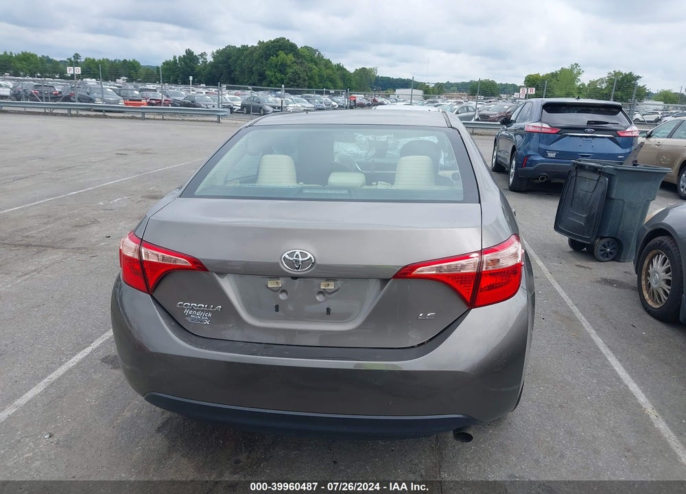 2018 TOYOTA COROLLA L/LE/SE/XLE/XSE VIN: 5YFBURHEXJP853031