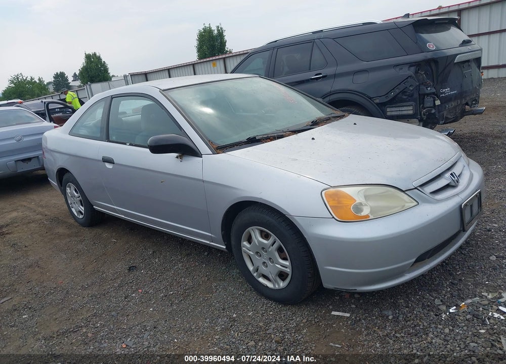2001 HONDA CIVIC LX VIN: 1HGEM21571L038763