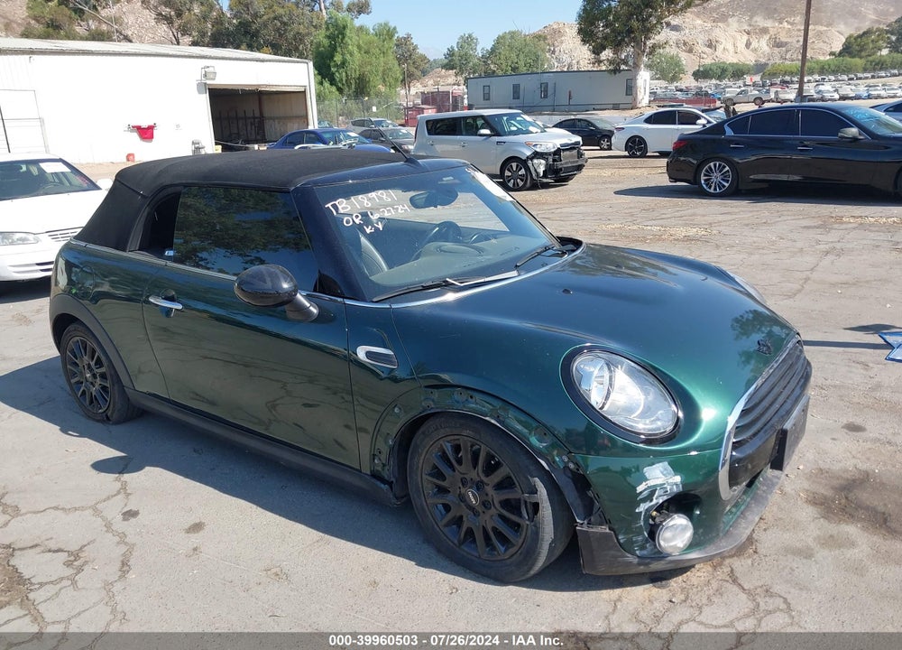 2017 MINI CONVERTIBLE COOPER VIN: WMWWG5C38H3C99983
