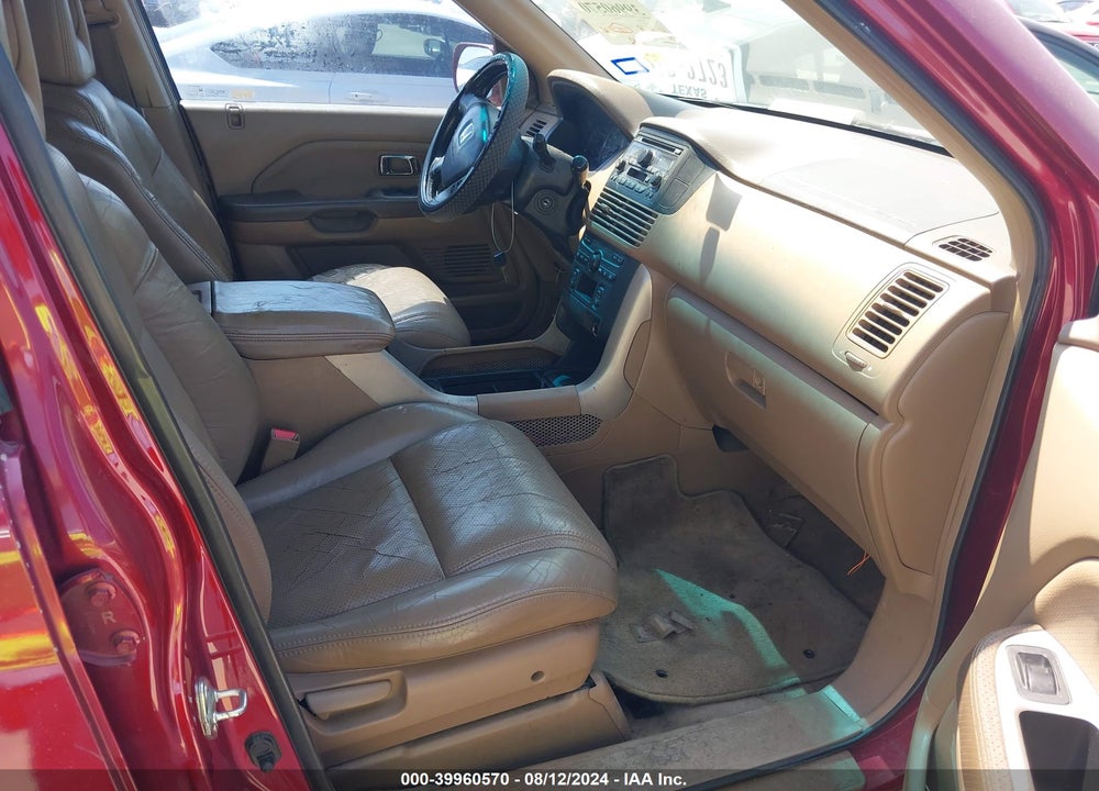 2004 HONDA PILOT EX-L VIN: 5FNYF18514B003763