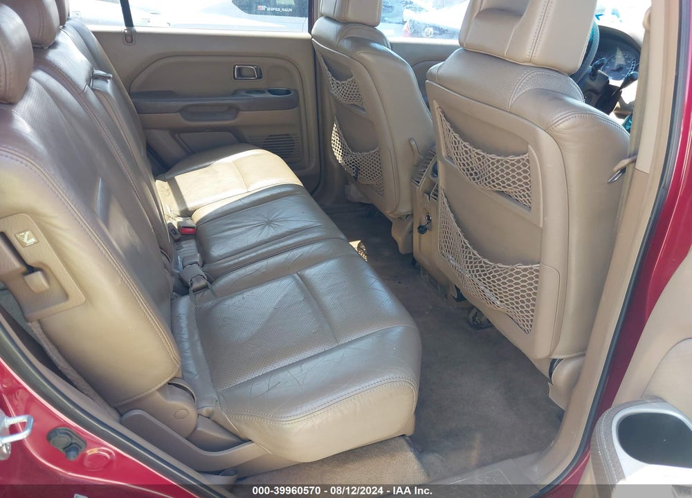 2004 HONDA PILOT EX-L VIN: 5FNYF18514B003763