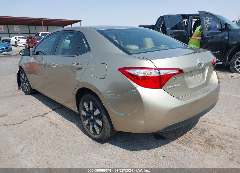 2015 TOYOTA COROLLA LE VIN: 5YFBURHE4FP254245