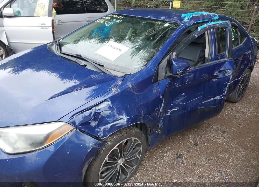 2015 TOYOTA COROLLA S PLUS VIN: 2T1BURHE2FC322378