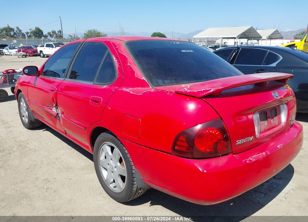 2005 NISSAN SENTRA 1.8S VIN: 3N1CB51D95L596437