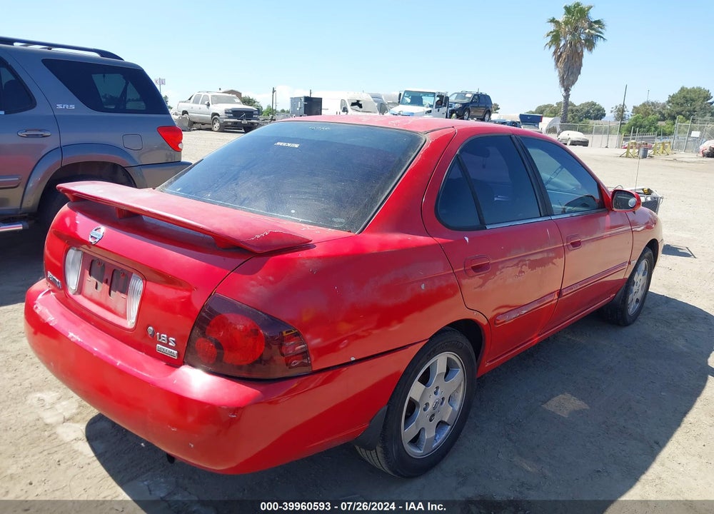 2005 NISSAN SENTRA 1.8S VIN: 3N1CB51D95L596437
