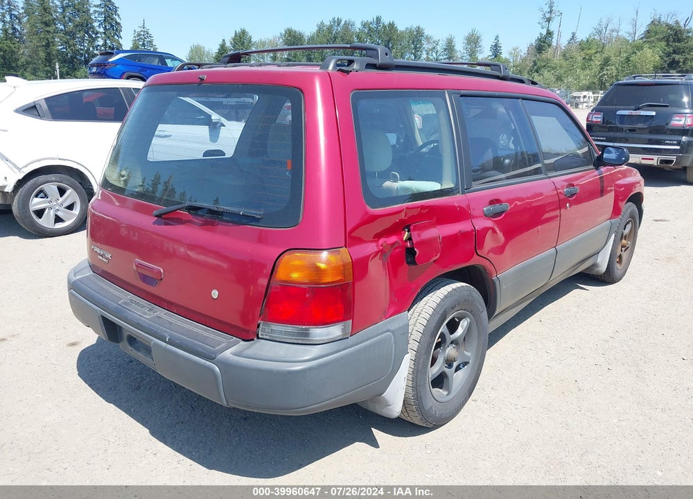 1999 SUBARU FORESTER L VIN: JF1SF6353XH742606