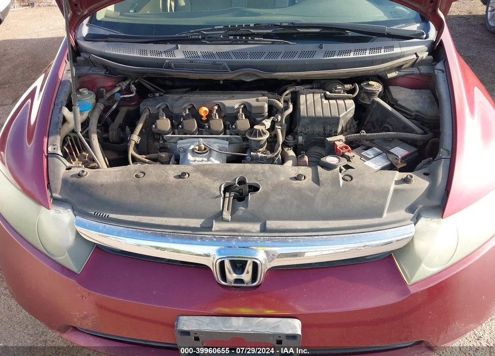2006 HONDA CIVIC LX VIN: 1HGFA16586L020201