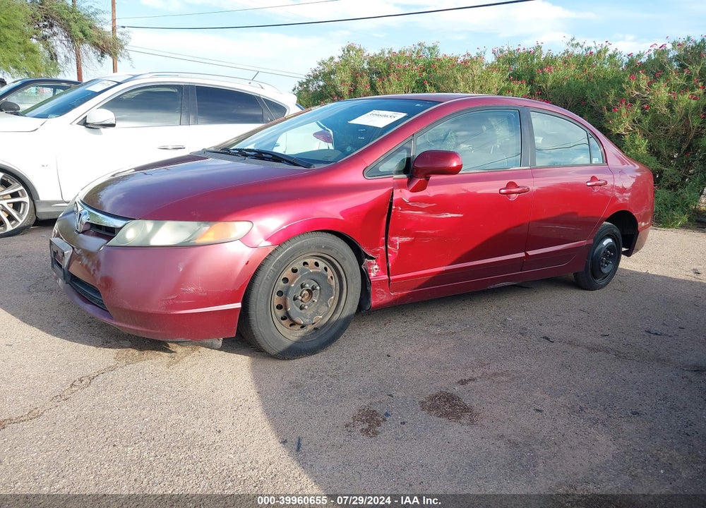 2006 HONDA CIVIC LX VIN: 1HGFA16586L020201