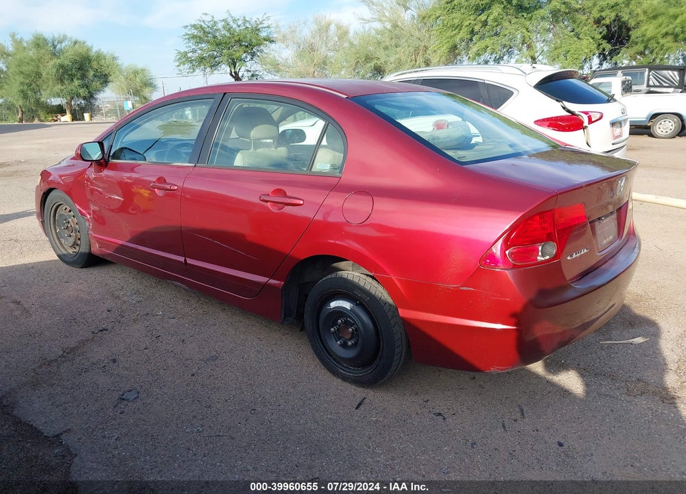 2006 HONDA CIVIC LX VIN: 1HGFA16586L020201