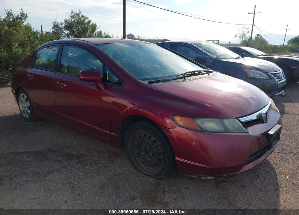 2006 HONDA CIVIC LX VIN: 1HGFA16586L020201