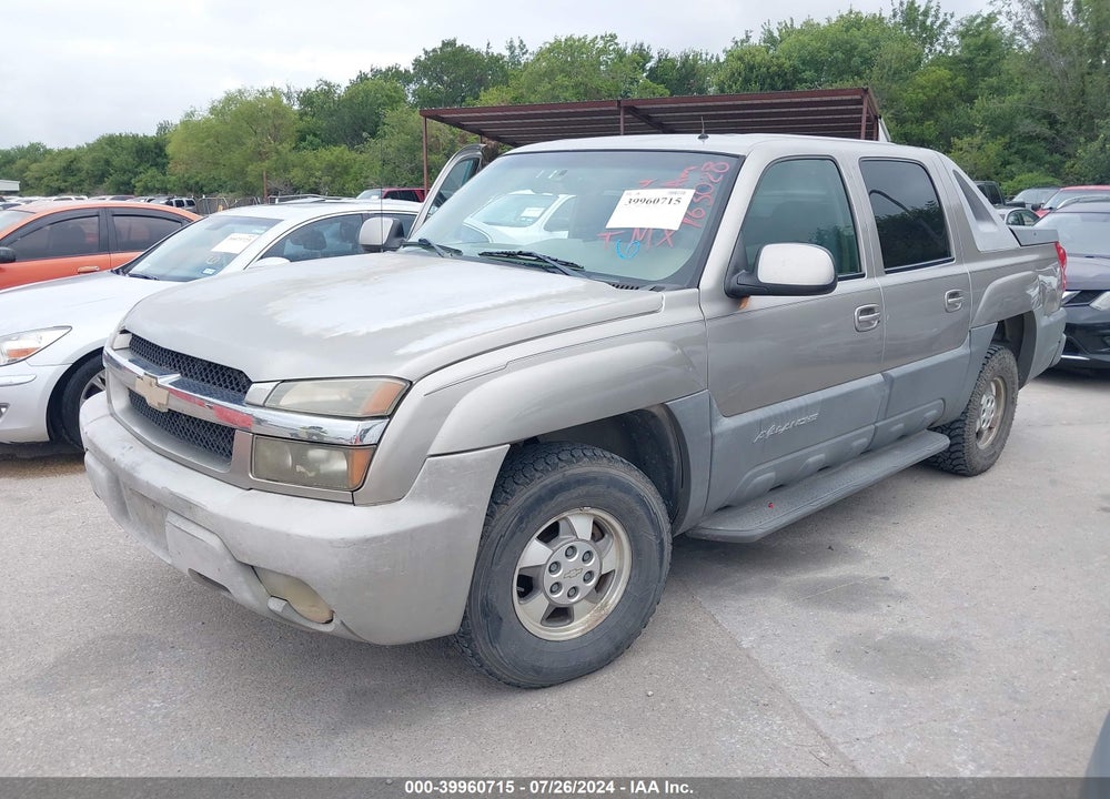 2002 CHEVROLET AVALANCHE 1500 VIN: 3GNEC13T32G163028