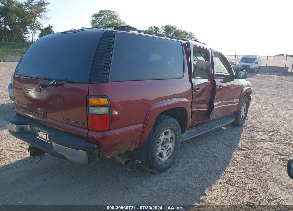 2004 CHEVROLET SUBURBAN 1500 LT VIN: 3GNFK16ZX4G133745