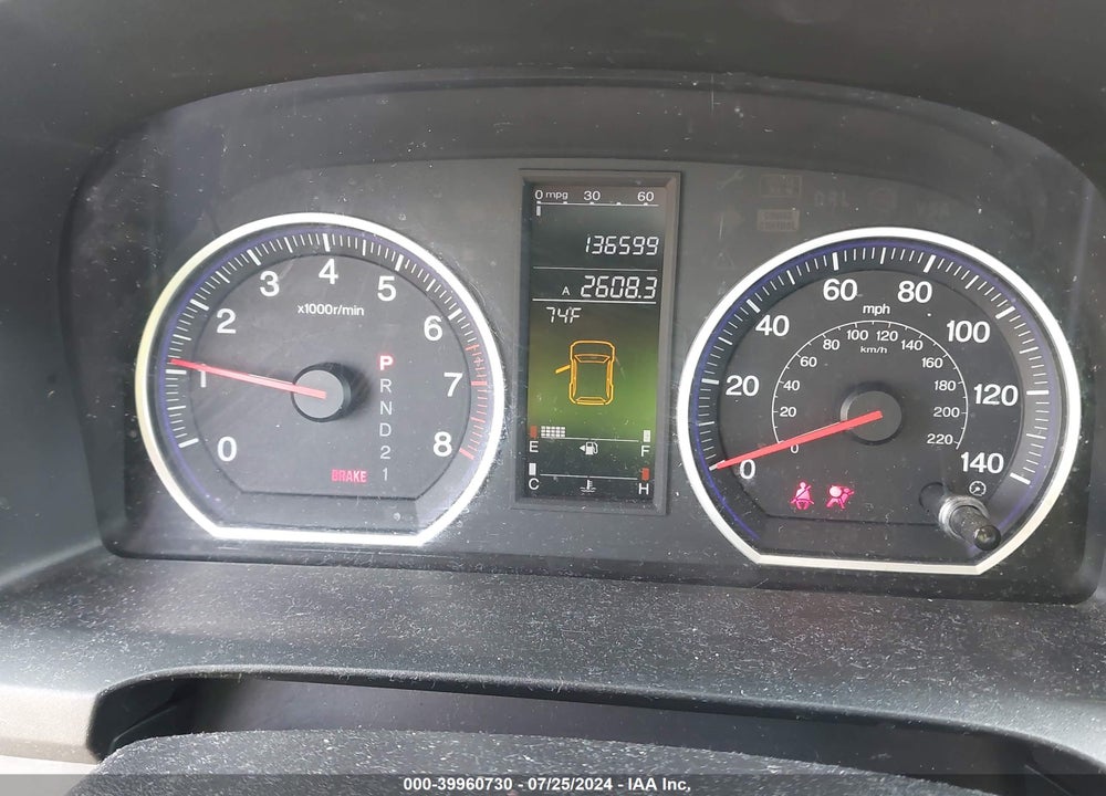 2008 HONDA CR-V EX-L VIN: 5J6RE48718L040318