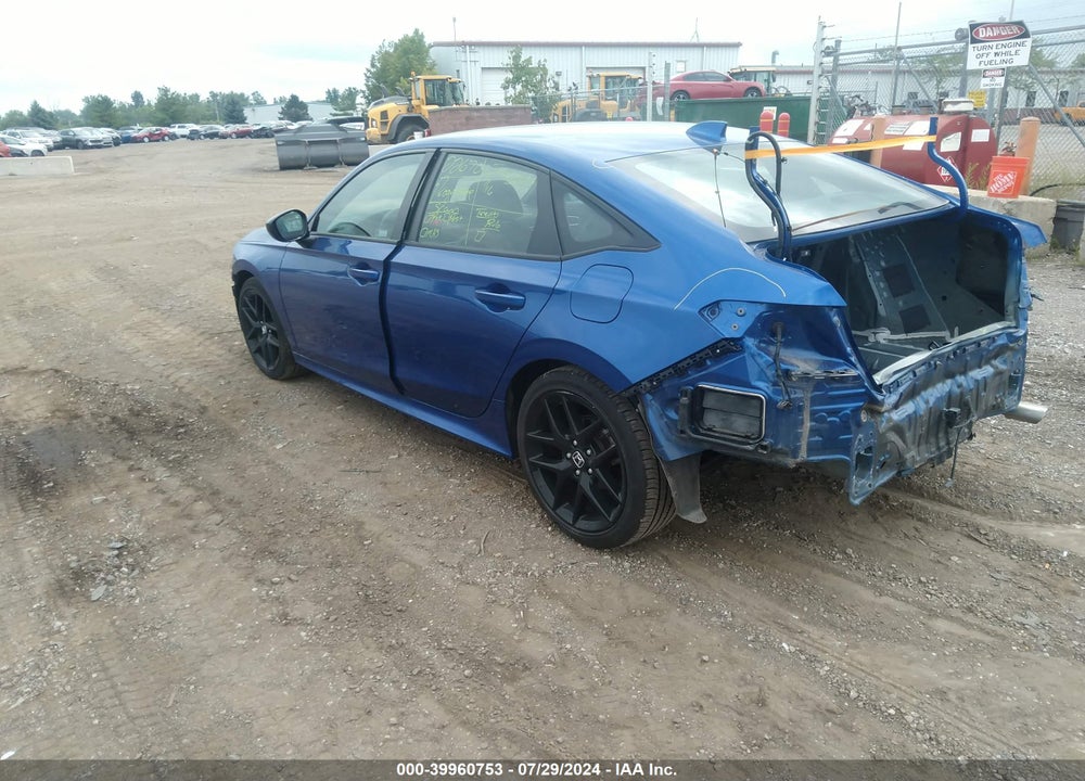 2023 HONDA CIVIC SPORT VIN: 2HGFE2F57PH518365