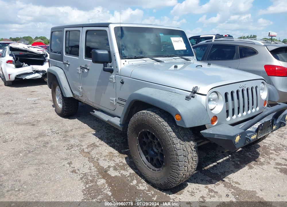 2012 JEEP WRANGLER UNLIMITED SPORT VIN: 1C4HJWDG3CL259613