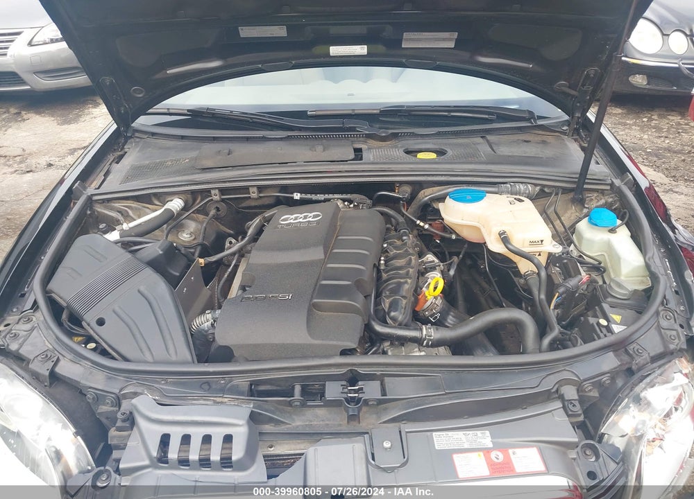 2008 AUDI A4 2.0T VIN: WAUDF48H48K009850