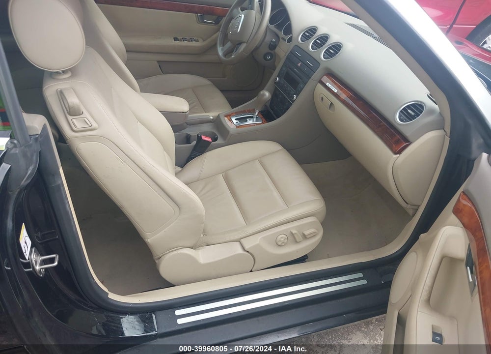 2008 AUDI A4 2.0T VIN: WAUDF48H48K009850