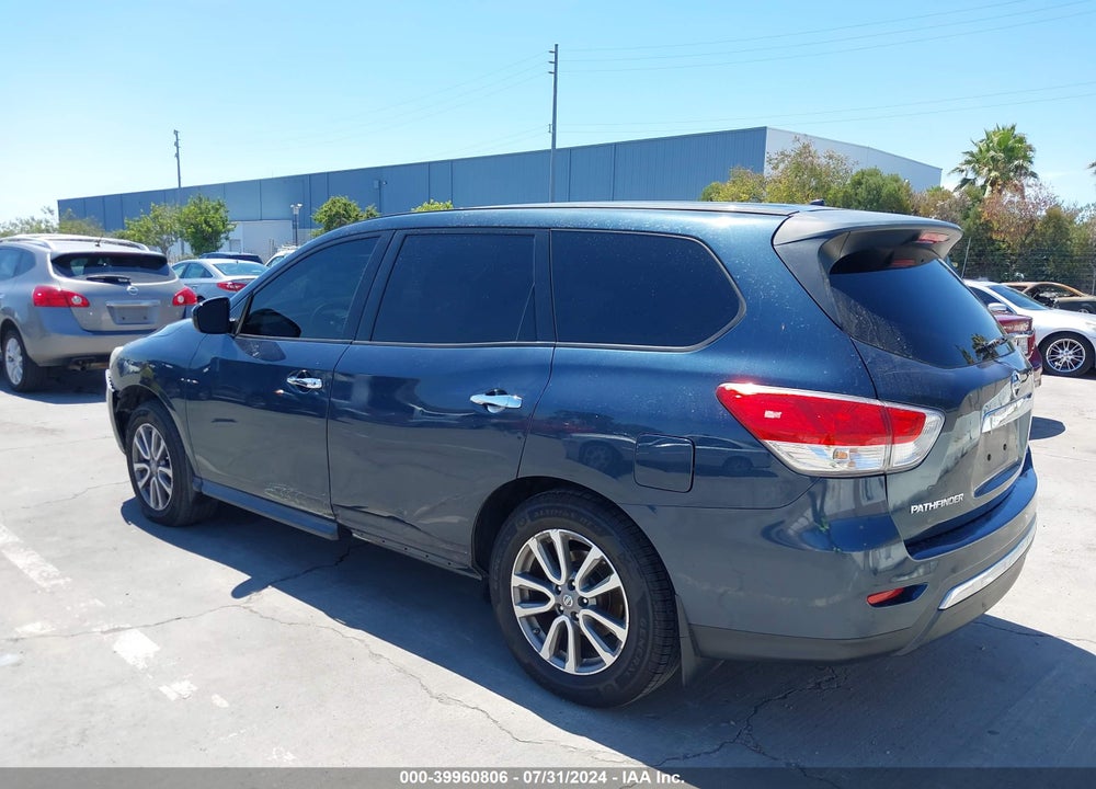 2013 NISSAN PATHFINDER S VIN: 5N1AR2MM5DC690475