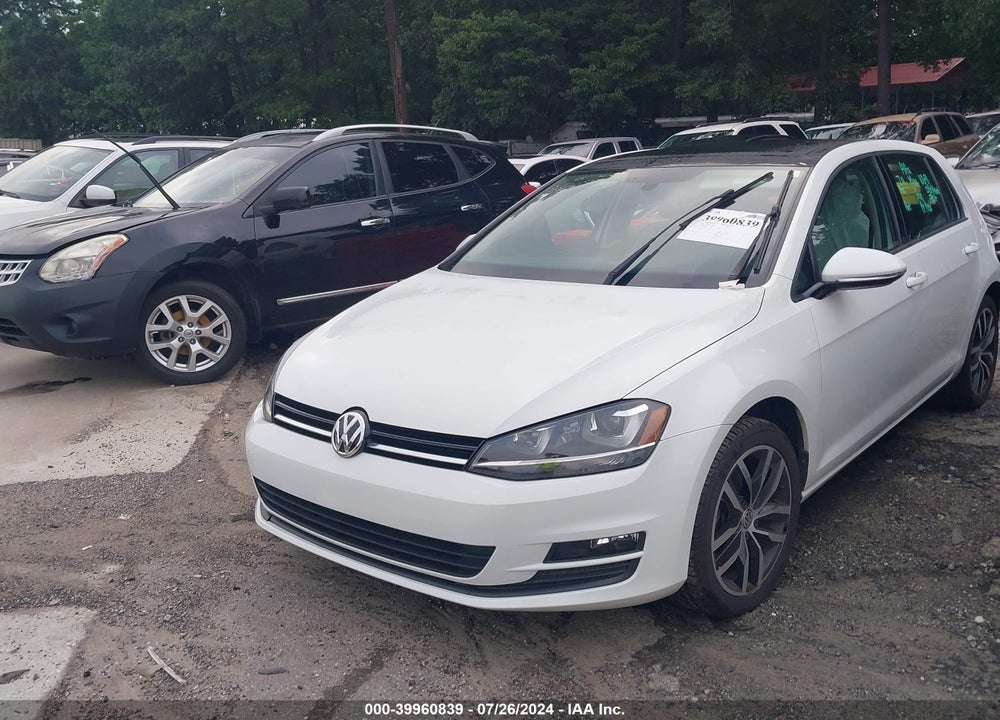2015 VOLKSWAGEN GOLF TSI SE 4-DOOR VIN: 3VW217AU0FM077938