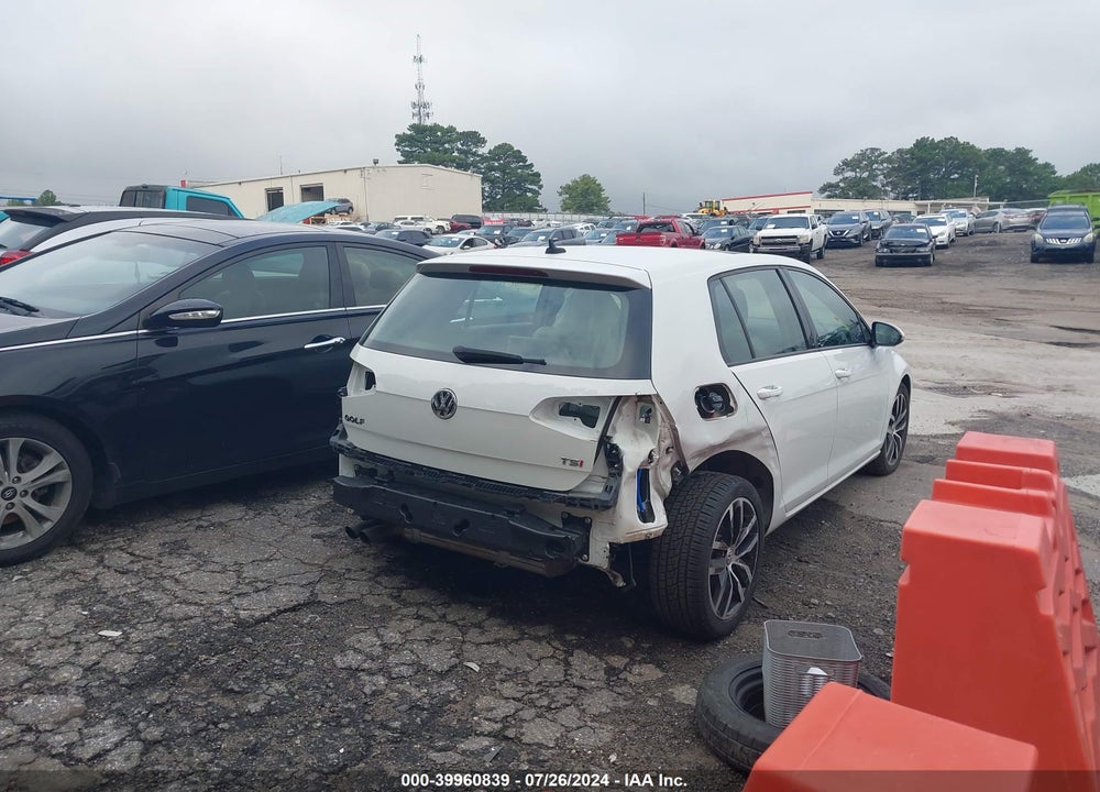 2015 VOLKSWAGEN GOLF TSI SE 4-DOOR VIN: 3VW217AU0FM077938