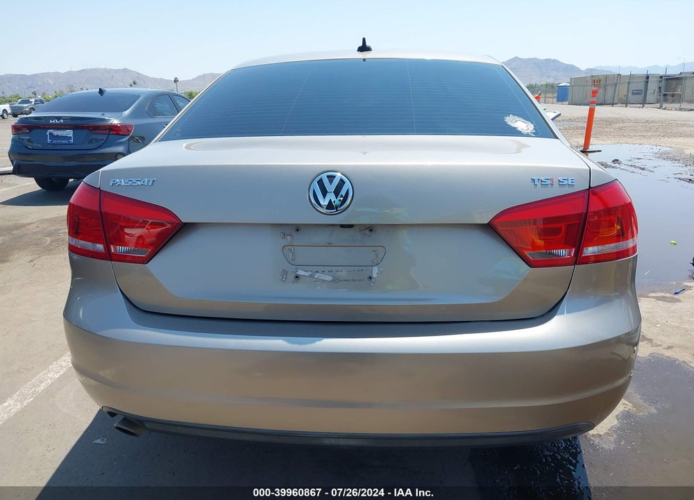 2015 VOLKSWAGEN PASSAT 1.8T SE VIN: 1VWBT7A31FC032316