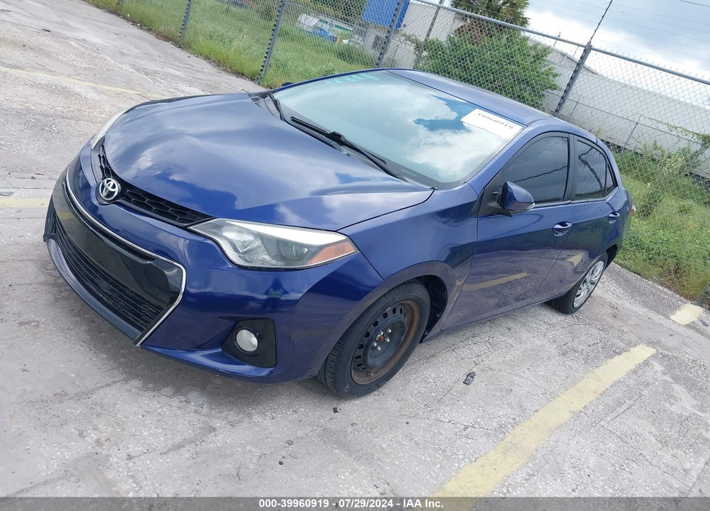 2014 TOYOTA COROLLA S PLUS VIN: 2T1BURHE5EC053260