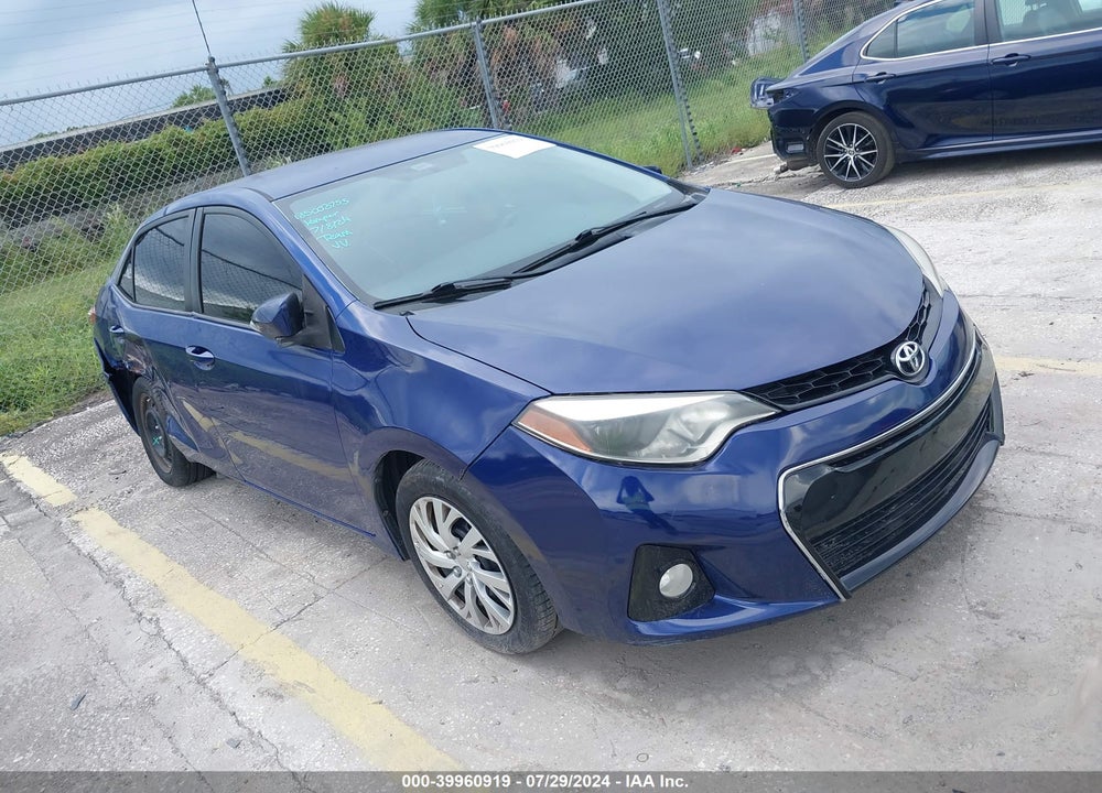 2014 TOYOTA COROLLA S PLUS VIN: 2T1BURHE5EC053260