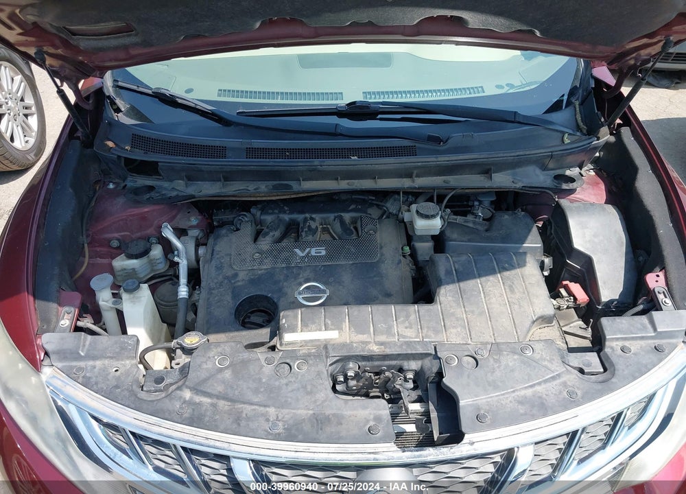 2012 NISSAN MURANO SL VIN: JN8AZ1MW0CW211512