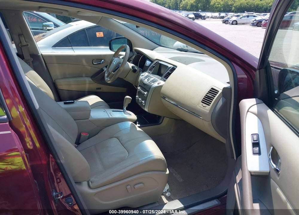 2012 NISSAN MURANO SL VIN: JN8AZ1MW0CW211512