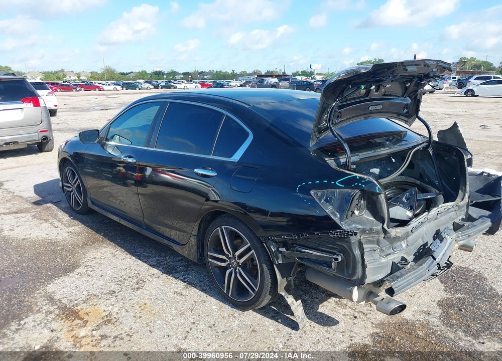 2017 HONDA ACCORD SPORT SE VIN: 1HGCR2F10HA266060