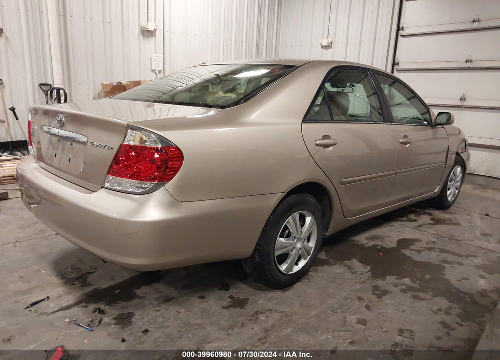 2005 TOYOTA CAMRY LE VIN: 4T1BE32K75U062971