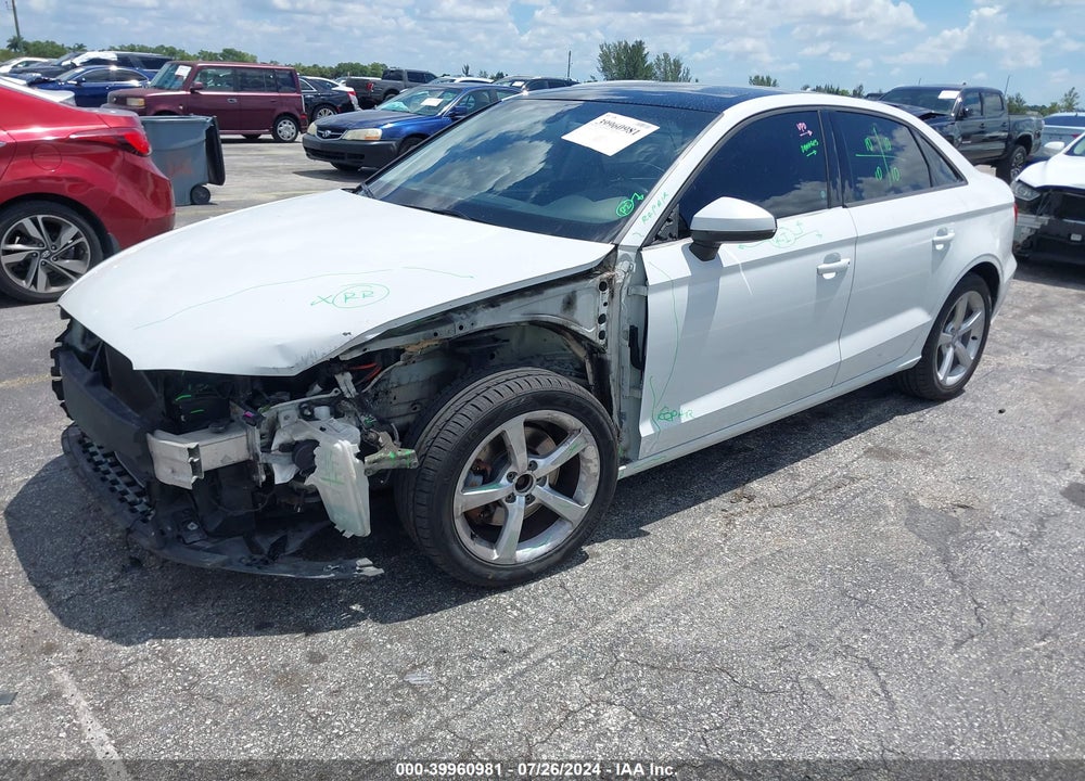 2015 AUDI A3 2.0T PREMIUM VIN: WAUBFGFF0F1009776