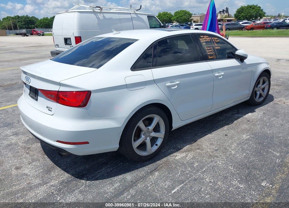 2015 AUDI A3 2.0T PREMIUM VIN: WAUBFGFF0F1009776
