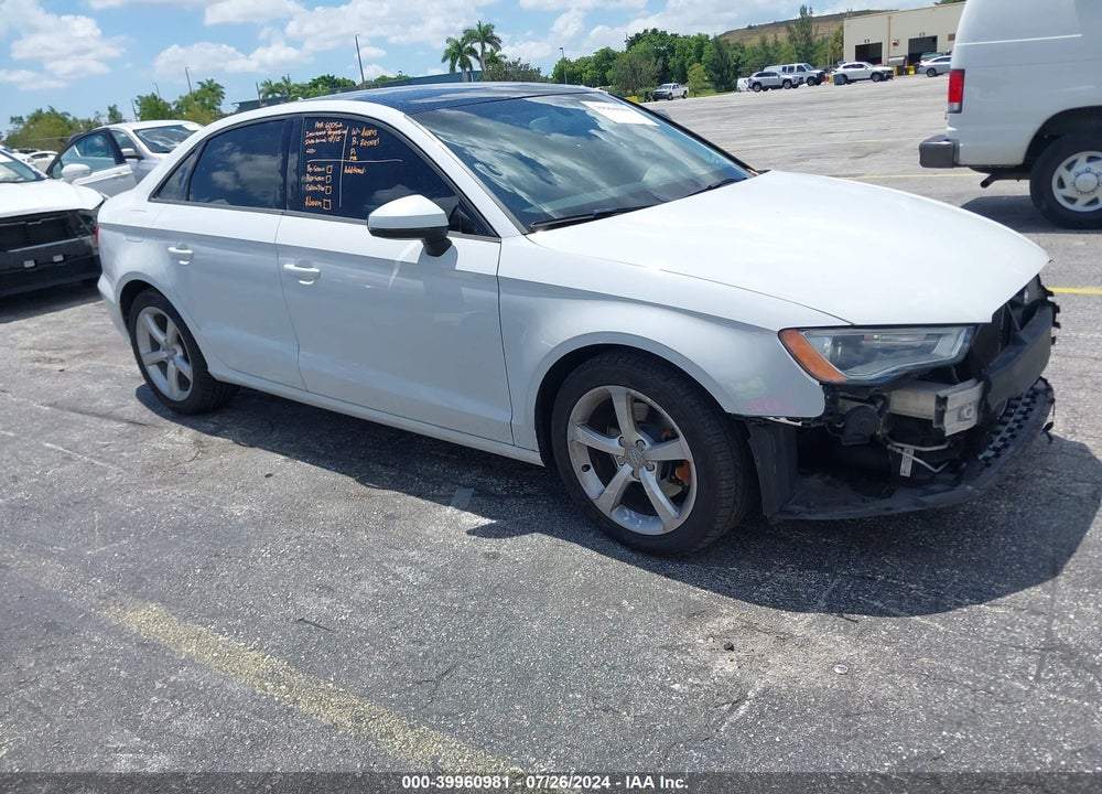 2015 AUDI A3 2.0T PREMIUM VIN: WAUBFGFF0F1009776
